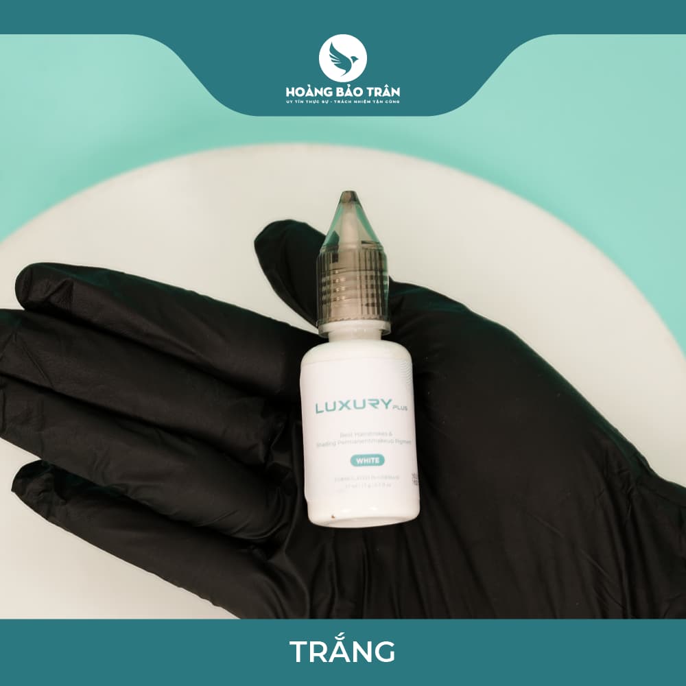 Mực luxury plus màu trắng (15ml)
