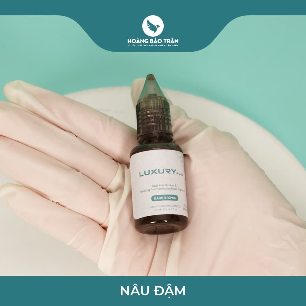 Mực luxury plus nâu đậm (15ml)